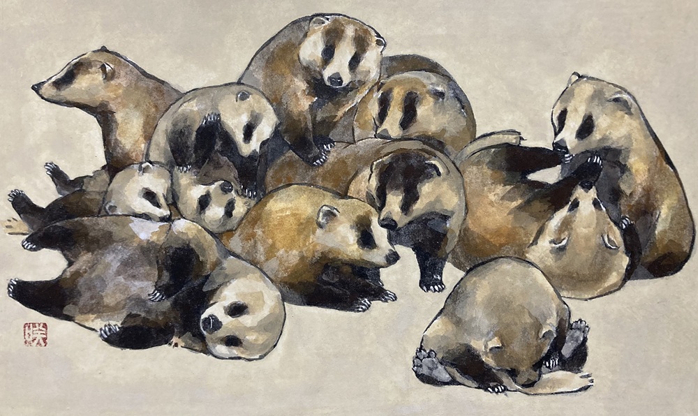 菊池咲日本画展・動物たち＜オンラインギャラリー＞｜菊池咲｜2026/3
