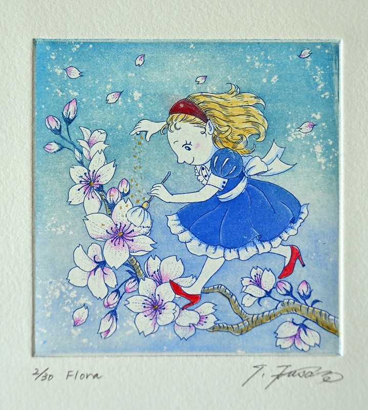 坪井富佐乃銅版画展・ポーラーワールドと3人の妖精＜オンライン
