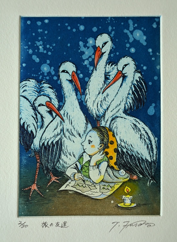 坪井富佐乃銅版画展・ポーラーワールドと3人の妖精＜オンライン