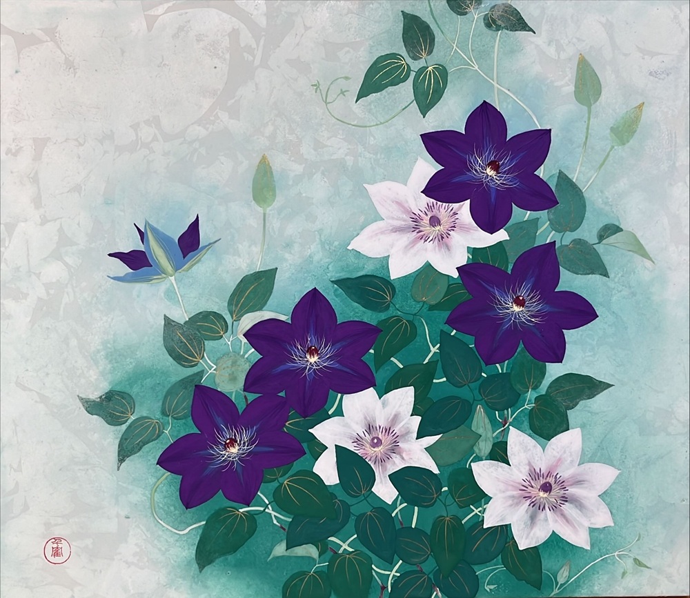 瀧ケ崎千鶴日本画展・白い花の咲く頃＜オンラインギャラリー＞｜瀧ケ崎